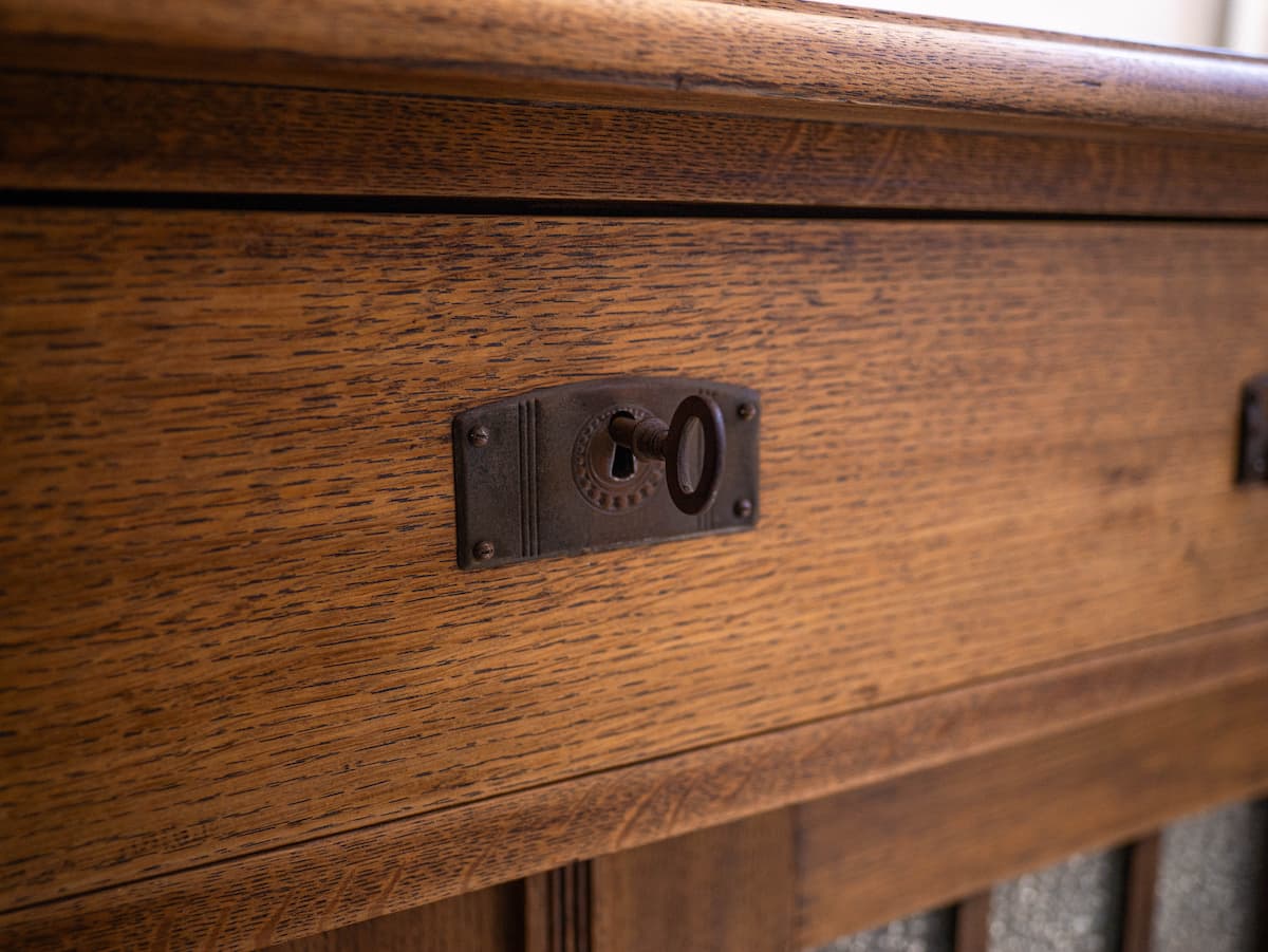 Schlüssel und Schloss