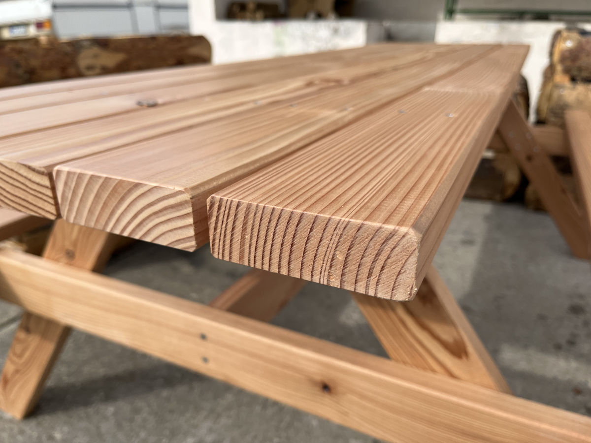 Sitzgruppe aus massivem Lärchenholz – Bild 2